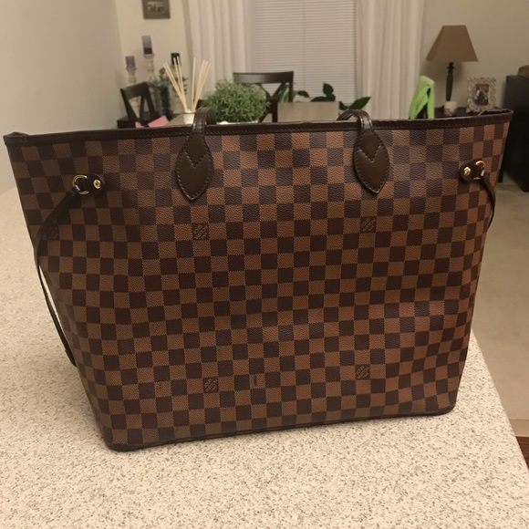 Authentic Louis Vuitton Neverfull Gm Damier Ebene